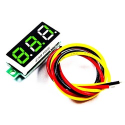 0.28inch 0-100V/DC 3-Wire Mini Digital Voltmeter 