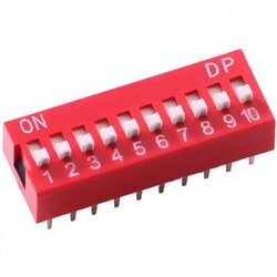 10 Dip Switches 
