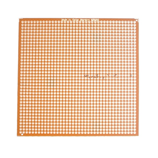 10x10 cm Delikli Pertinaks (Bakır) Tek Yüzlü - 1