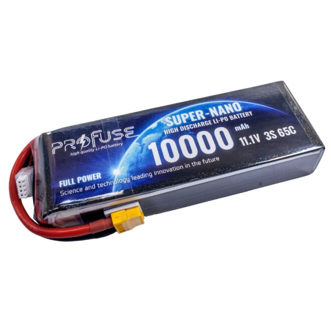 11.1V 3S Lipo Battery 10000mAh 65C - 1