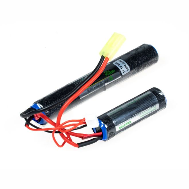 11,1V 3S Airsoft Lipo Batarya-Pil 1500mAh 25C - (18x65 + 18x130) - 4