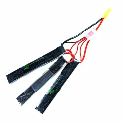 11,1V 3S Airsoft Lipo Batarya-Pil 1500mAh 25C - (6x20x130x3) - Full Power