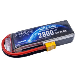 11.1 V 3S Lipo Batarya-Pil 2800 mAh 40C 
