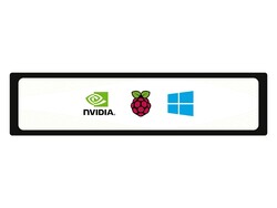 11.9inch Capacitive Touch LCD Display Module - 320×1480 Pixel HDMI IPS Toughened Hard Glass Cover - 2