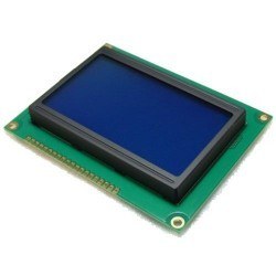 128x64 Graphic LCD, White Over Blue - TG12864B-02WA0 