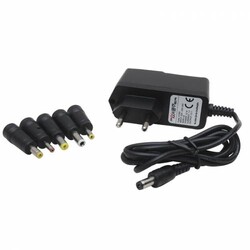 12V 1A 6 Uçlu Priz Tipi Adaptör 