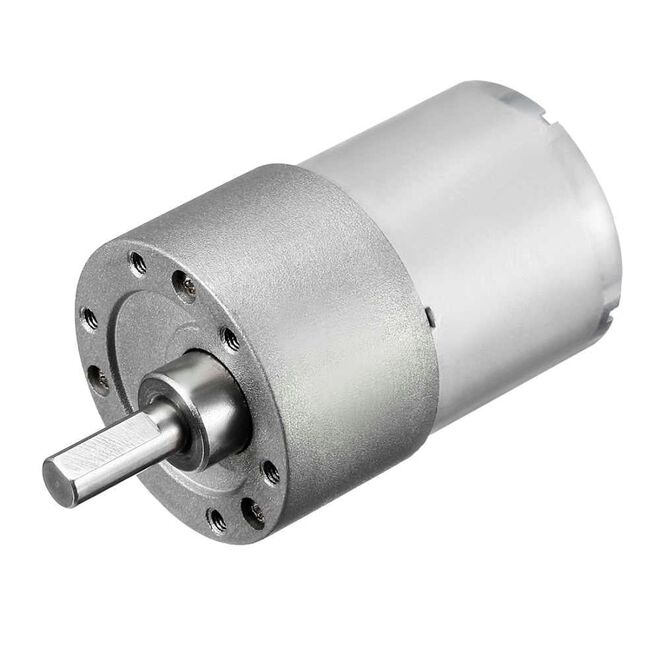 12V 35mm 319 RPM Redüktörlü DC Motor - 1
