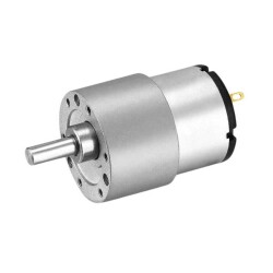 12V 35mm 37 RPM Redüktörlü DC Motor 