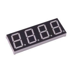 14mm 4-Digit Common Anode 7-Segment Display - Red 
