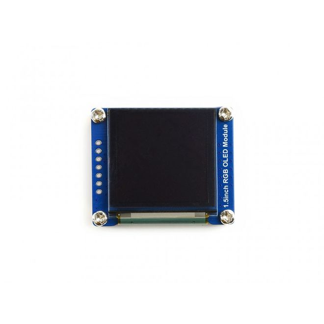 Waveshare 1.5inch OLED Display Module 128x128 Pixels 16-bit Grey Level with Embedded Controller Communicating via SPI or I2C Interface. Waveshare SSD1351 display stays black using luma example · Issue