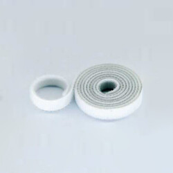 15mm Wide Velcro (loops & hooks integrated) 1 Meter White 