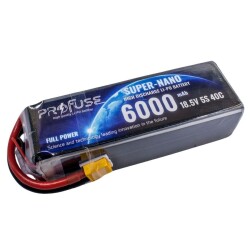 18.5 V 5S Lipo Batarya-Pil 6000 mAh 40C 