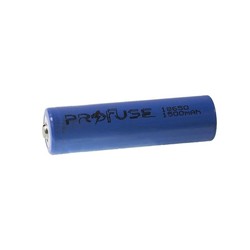 18650 3.7 V 1500 mAh Li-ion Battery - Pole Headed 