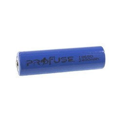 18650 3.7 V 2400mAh Li-ion Şarjlı Pil - Kutup Başlı - 1