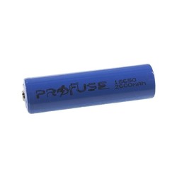 18650 3.7 V 2600mAh Li-ion Şarjlı Pil - Kutup Başlı 