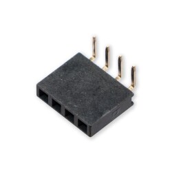 1x4 90 Derece Dişi Pin Header - Robotistan
