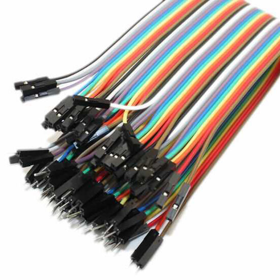 20cm 40 Pin M-F Jumper Wires - 1