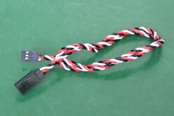 20CM Twisted Servo Extension - Robotistan