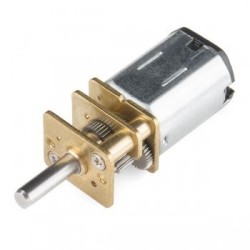 210:1 12 V 140 RPM Karbon Fırçalı Mikro Metal DC Motor - 1