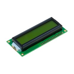 2x16 LCD Screen - Black Over Green Dual Pins- TC1602A 