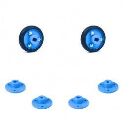 30x8mm Blue Wheel Set 