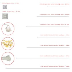 375 Parça Kablo Bağı Ve Kroşe Seti - Robotistan