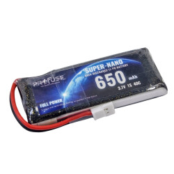 3.7 V 1S Lipo Batarya-Pil 650 mAh 40C - ProFuse