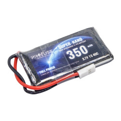 3.7 V 1S Lipo Batarya-Pil 350 mAh 40C - Mikro Drone Pili (Corby Drone ile Uyumlu) 