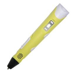 3D Pen V2 Yellow Color (Colored Filament Set with Gift) 