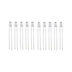 3 mm Mixed Color LED Pack - 10 Pcs - Robotistan