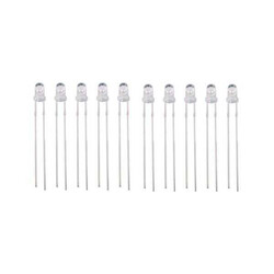 3mm Transparent White Led Package - 10 