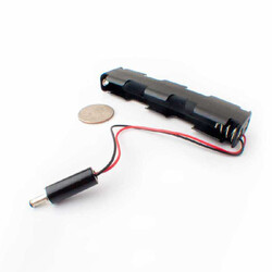 4-AA Battery Housing (Double Sided and Barrel Jack Output) - Robotistan