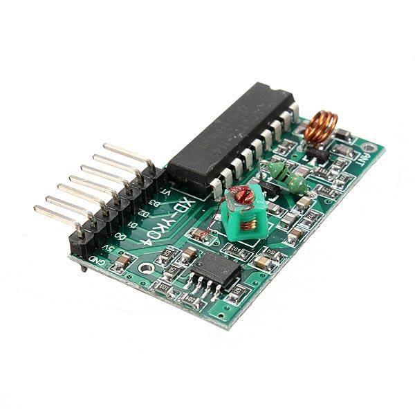 4 Channel 315Mhz RF Wireless Control Module, Transmitter + Receiver - 4
