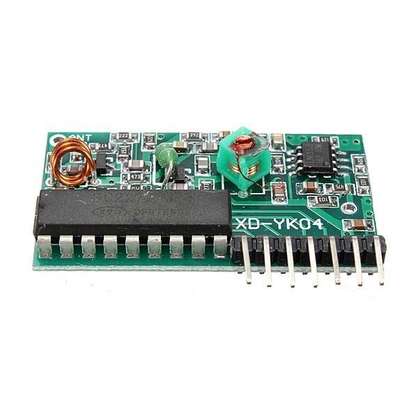 4 Channel 315Mhz RF Wireless Control Module, Transmitter + Receiver - 5