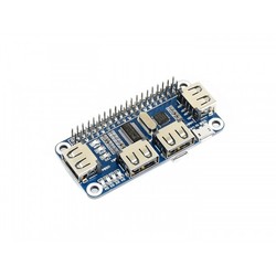 4 Port USB HUB HAT (Raspberry Pi için) 