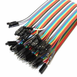 40 Pin M-F Jumper Wires - 10 cm 
