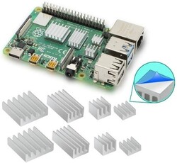 4in1 Alüminyum Soğutucu Seti (Raspberry Pi 4B Uyumlu) - 3