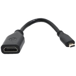 4K Uyumlu Odseven Mikro HDMI Dönüştürücü Adaptör ( Micro HDMI Male to HDMI Female) 