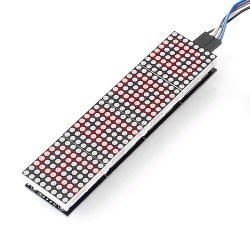 4'lü 8x8 Kırmızı Dot Matrix Board 