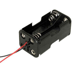 4'lü AA Pil Yuvası (Çift Taraflı) - Robotistan