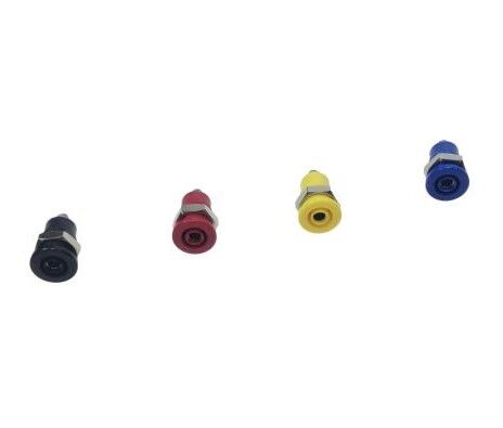 4mm Güvenli Tip Bourn Jack - Sarı - 2