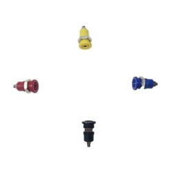 4mm Güvenli Tip Bourn Jack - Sarı - 4