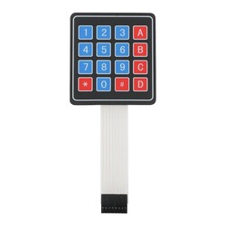 4x4 Membrane Keypad - 4x4 Keypad 