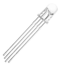 5mm Transparent RGB Led - Common Cathode 