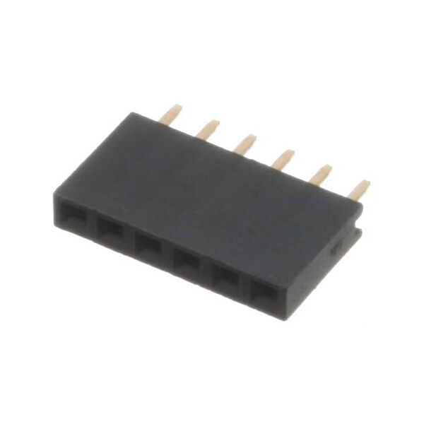 6 Pin Dişi Header - 1