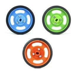 60x11 mm Kırmızı Renk Geçmeli Tekerlek Seti 