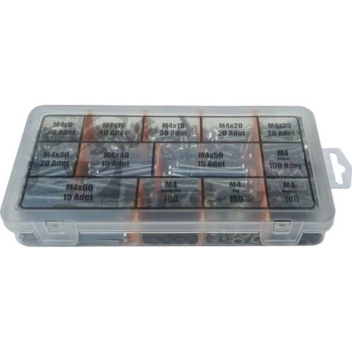 665 Piece M4 YSB Screw Set - 2