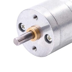 6V 25mm 1360 RPM Redüktörlü DC Motor - 2