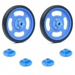 70x11mm Blue Wheel Set 