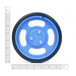 70x11 mm Mavi Renk Geçmeli Tekerlek Seti - 3